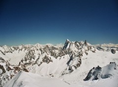 Fonds d'cran Nature Le Glacier du Geant (Vue depuis l'Aiguille du Mid