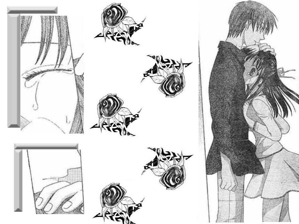 Wallpapers Manga Fruits Basket COuple Kyo et Kagura