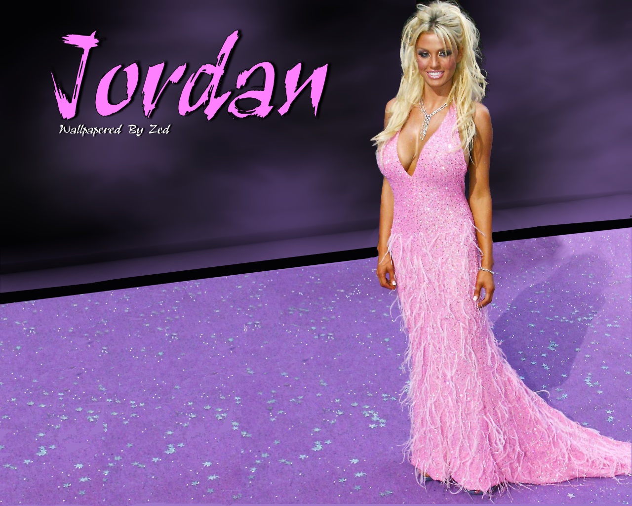 Fonds d'cran Clbrits Femme Katie Price Jordan In Pink