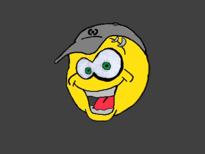 Fonds d'cran Humour Smileys Smiley Casquette