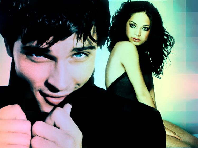 Wallpapers TV Soaps Smallville love couple