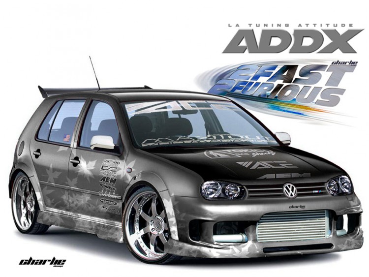 Fonds d'cran Voitures Tuning golf wolkswagen