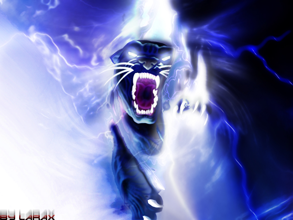 Wallpapers Fantasy and Science Fiction Misc Creatures lightning pantehre