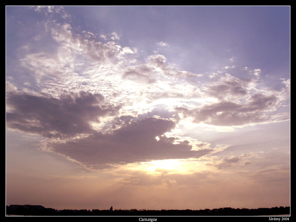 Wallpapers Nature Sunsets and sunrises Couch de soleil en Camargue