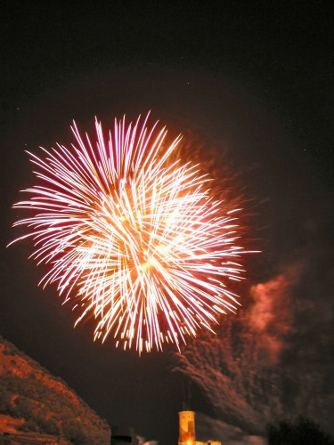 Fonds d'cran Hommes - Evnements Feux d'Artifice Fte Nationale Suisse - 1er aot 2003