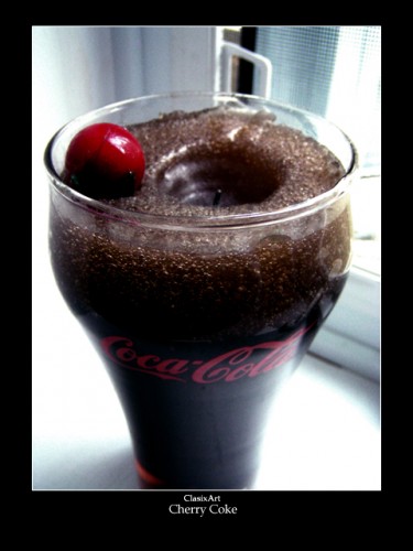 Fonds d'cran Objets Boissons - Alcool Cherry Coke