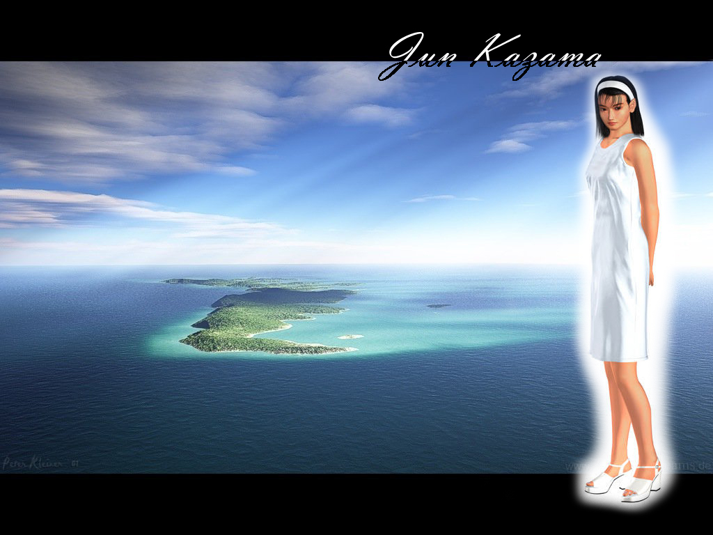 Wallpapers Video Games Tekken 4 Jun Kazama ( c'tait Christie l'autre : ma tromp..)