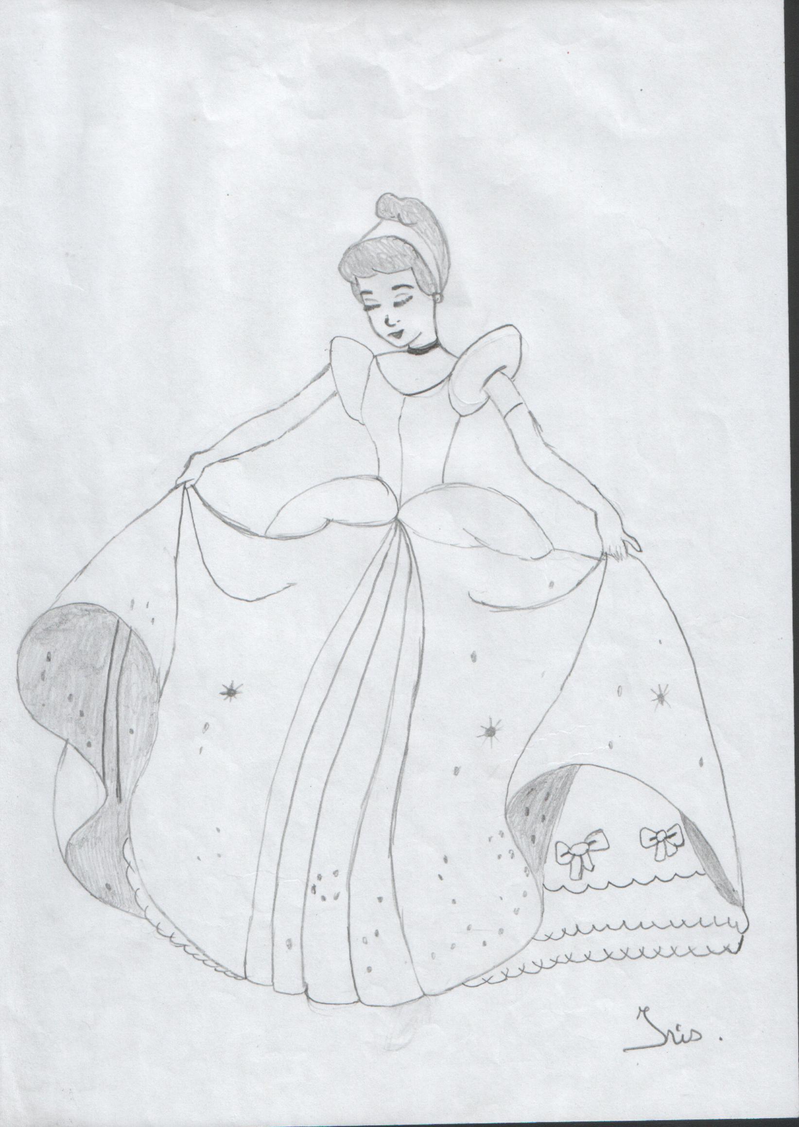 Fonds d'cran Art - Crayon Dessins anims - Cendrillon Cendrillon