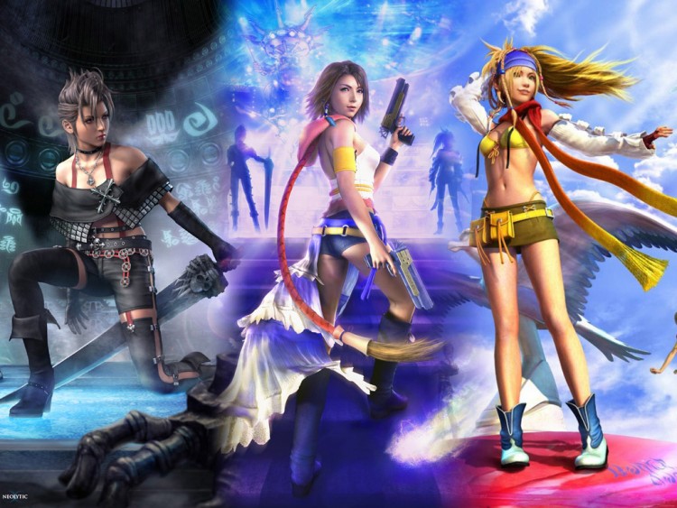 Wallpapers Video Games Final Fantasy X-2 Trio