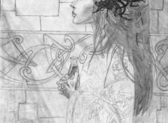 Wallpapers Art - Pencil Galadriel