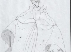 Fonds d'cran Art - Crayon Cendrillon