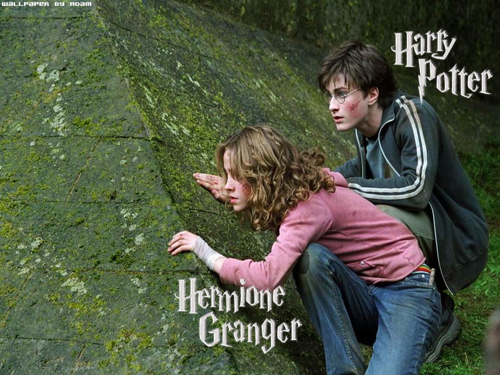 Fonds d'cran Cinma Harry Potter et le Prisonnier d'Azkaban (III) Harry et Hermione