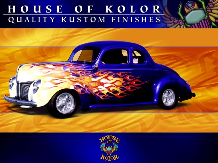 Fonds d'cran Voitures Hot Rods flaming