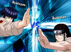 Fonds d'cran Manga Byakugan contre Byakugan