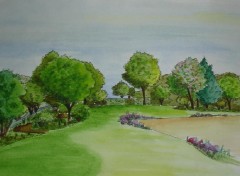 Wallpapers Art - Painting Jardin Priv