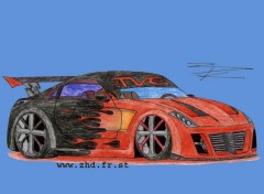 Wallpapers Art - Pencil Nissan 350Z