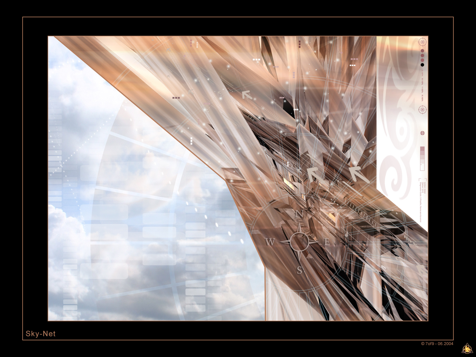 Wallpapers Digital Art Abstract Sky Net