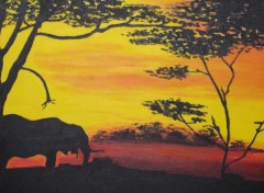 Wallpapers Art - Painting savane