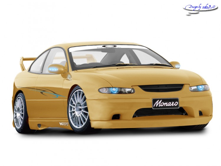 Fonds d'cran Voitures Tuning Monaro Yellow