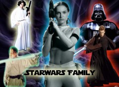 Fonds d'cran Cinma Starwars Family