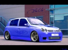 Fonds d'cran Voitures Blue Clio