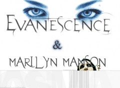 Fonds d'cran Musique Evanescance vs Marilyn Manson