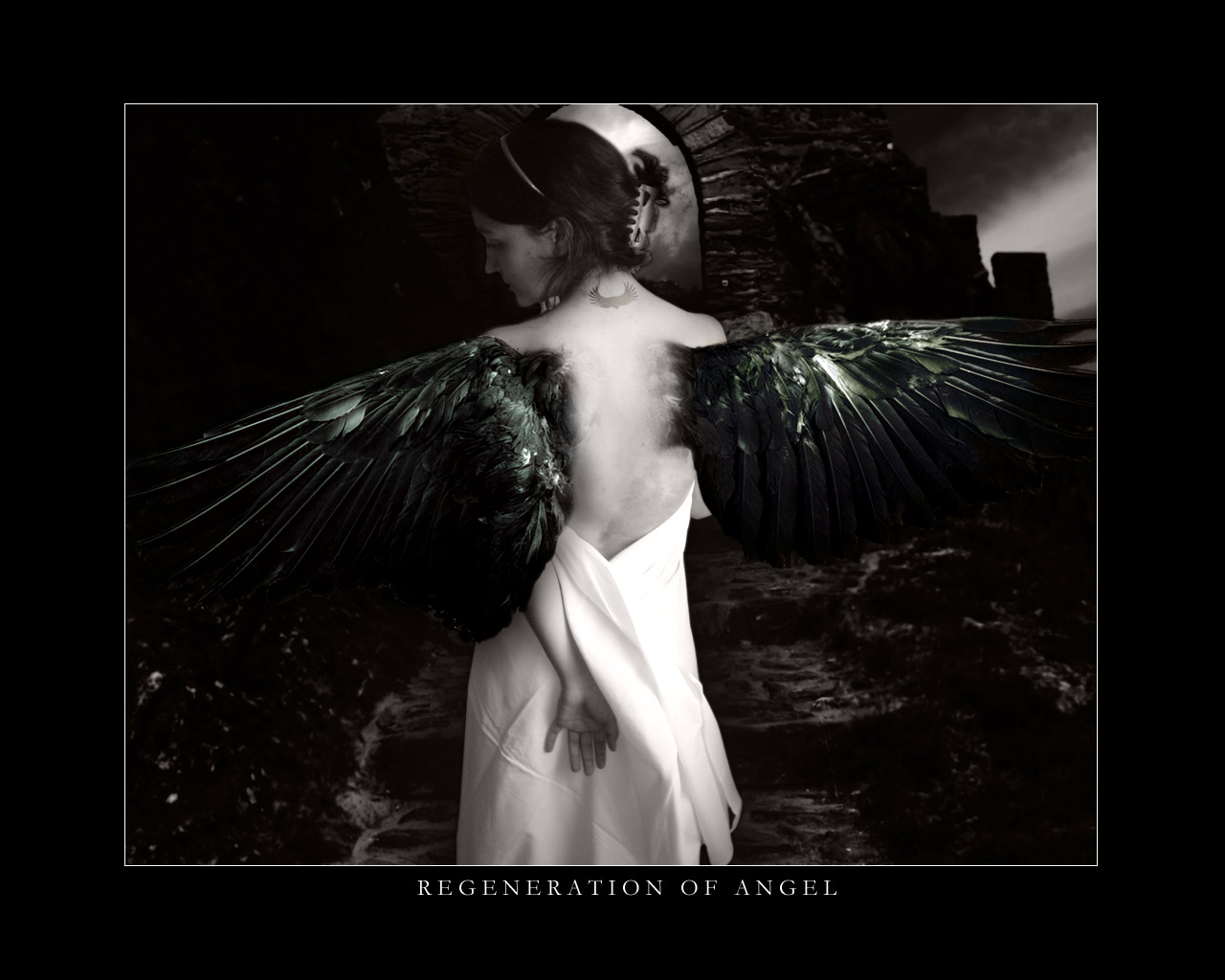 Wallpapers Digital Art Style Goth Regeneration of Angel