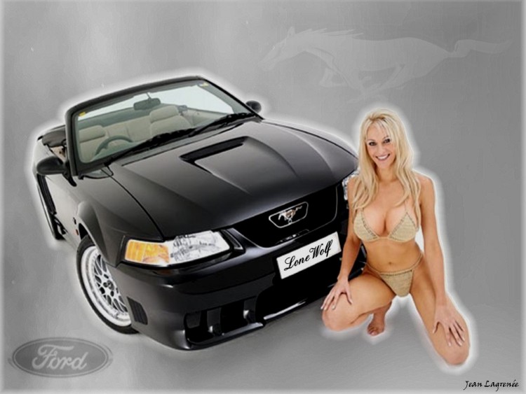 Fonds d'cran Voitures Ford Mustang Cabriolet 2003