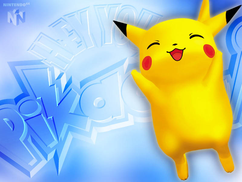 Wallpapers Video Games Pokemon Pikachu sauteur