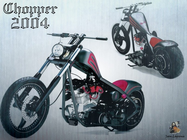 Wallpapers Motorbikes Harley Davidson Chopper 2004 (Chicago Joe)