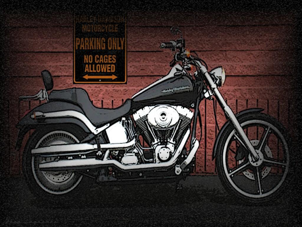 Wallpapers Motorbikes Harley Davidson Deuce 2001