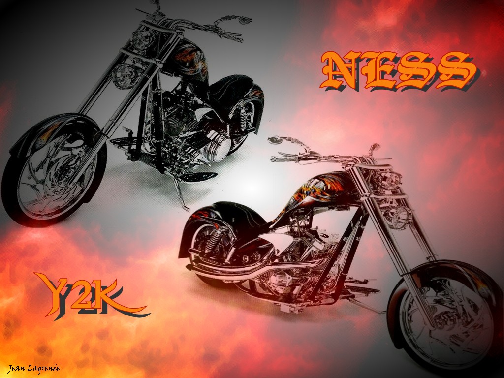 Wallpapers Motorbikes Harley Davidson Ness Y2K