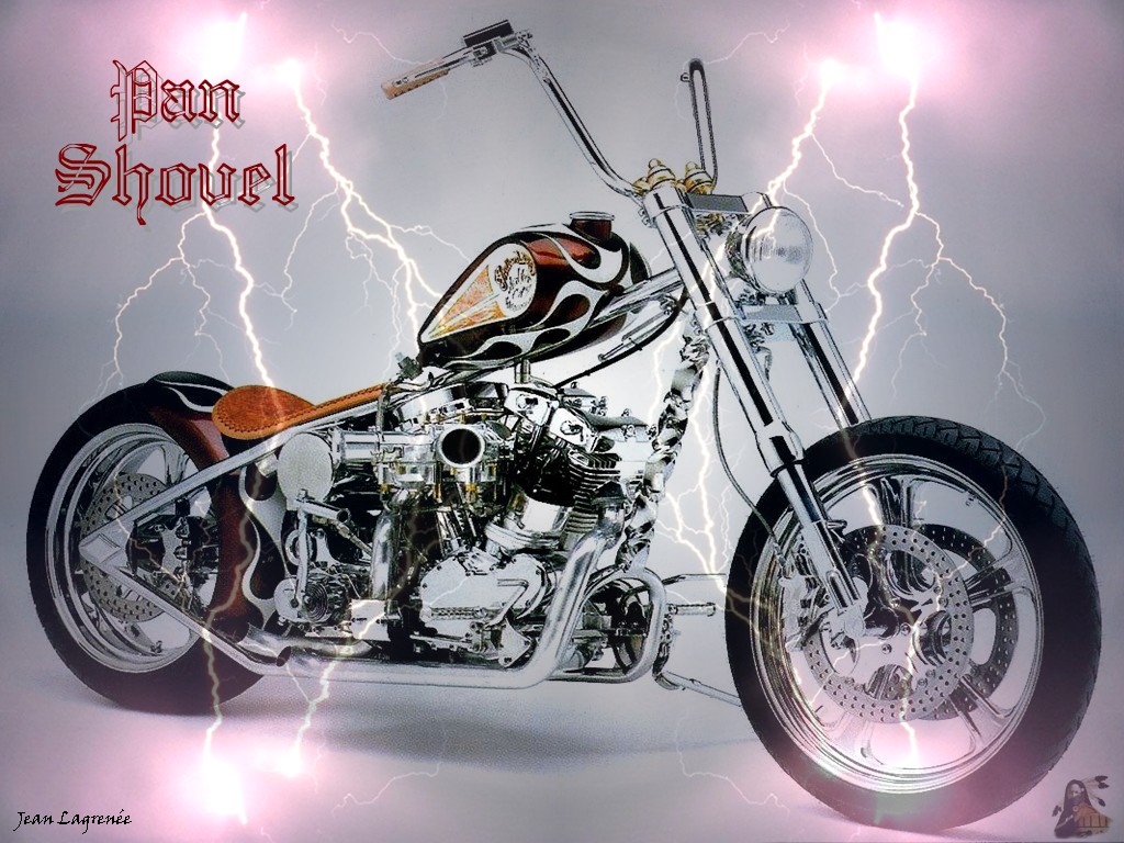 Wallpapers Motorbikes Harley Davidson Pan-Shovel