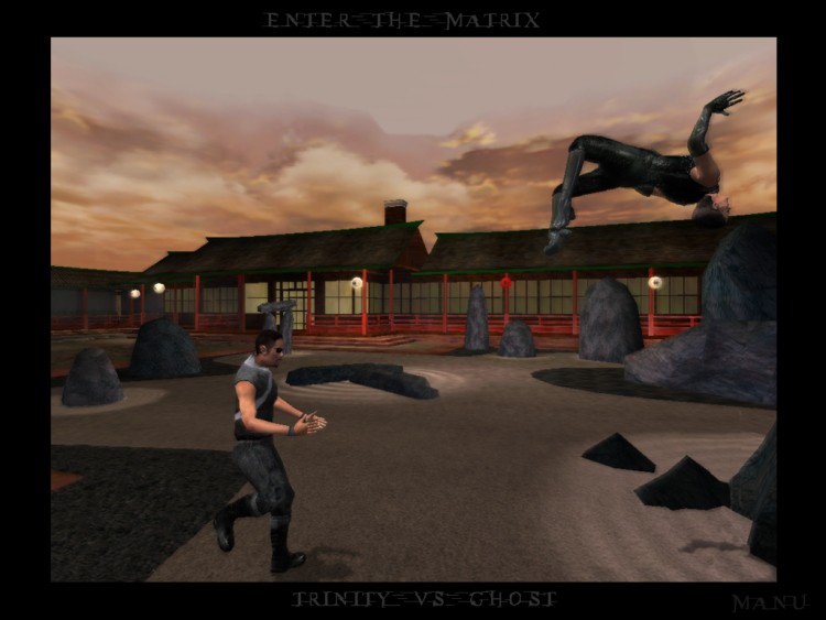 Wallpapers Video Games Enter The Matrix Ghost vs Trinity 2