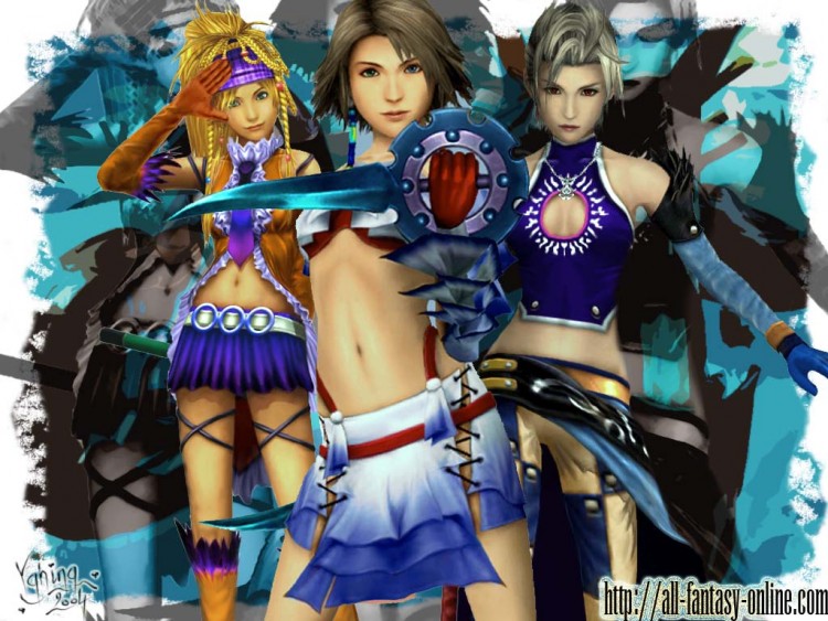 Fonds d'cran Jeux Vido Final Fantasy X-2 YuRiPa