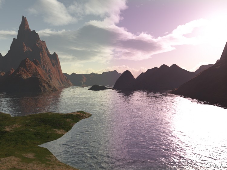 Wallpapers Digital Art 3D - Terragen Saisons...