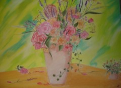 Wallpapers Art - Pencil Bouquet de roses