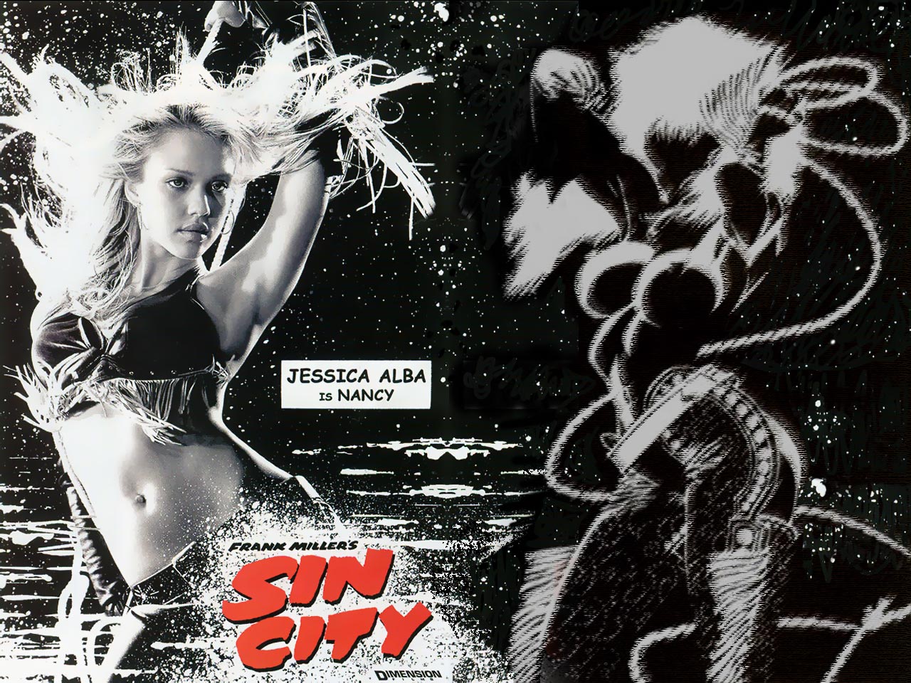 Wallpapers Movies Sin City Nancy - Jessica Alba