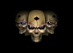 Fonds d'cran Fantasy et Science Fiction Skulls eyes