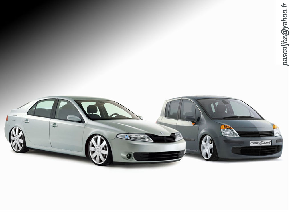 Fonds d'cran Voitures Renault Laguna vs Modus