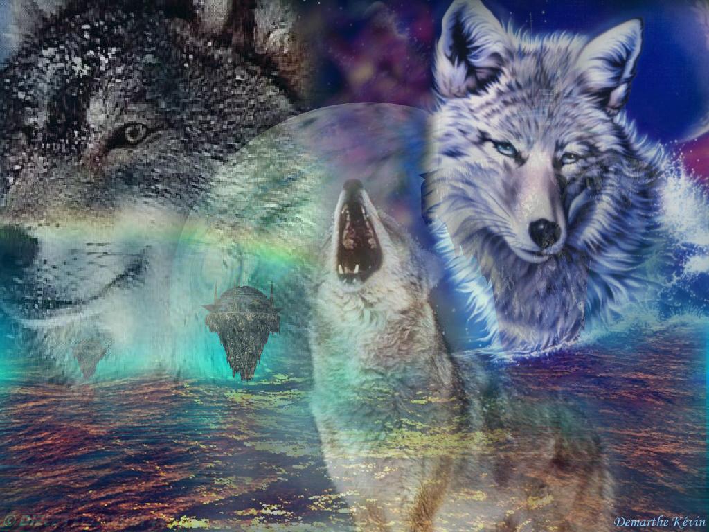 Wallpapers Digital Art Animals Les Loups !!! 2