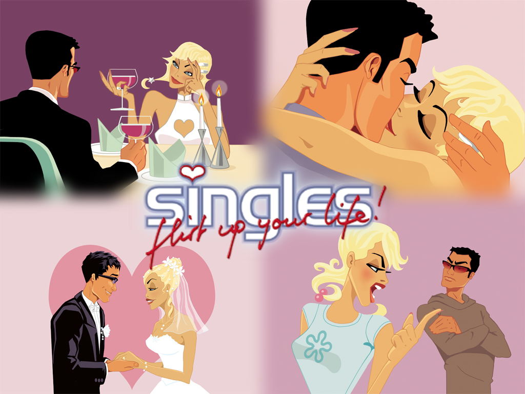 Fonds d'cran Jeux Vido Singles Singles: le couple