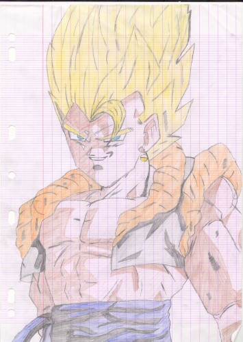 Fonds d'cran Art - Crayon Manga - Dragon Ball Z gogeta