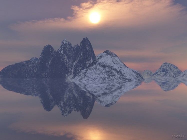 Wallpapers Digital Art 3D - Terragen Puret