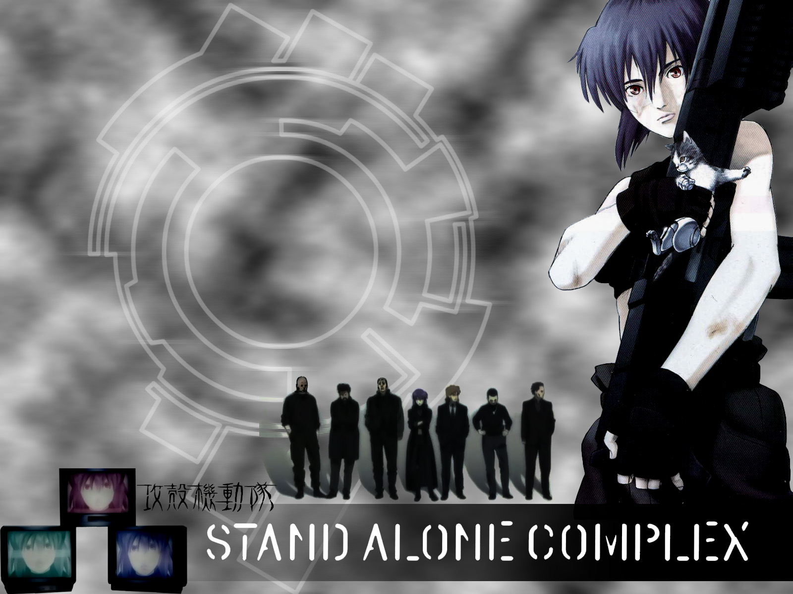 Fonds d'cran Dessins Anims Ghost In The Shell : Stand Alone Complex Motoko no neko