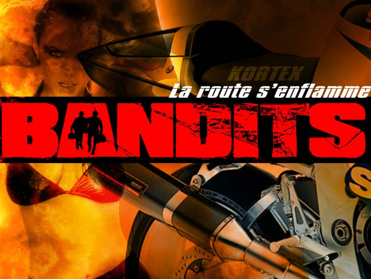 Fonds d'cran Motos Filles et motos Bandits_S'enflamme