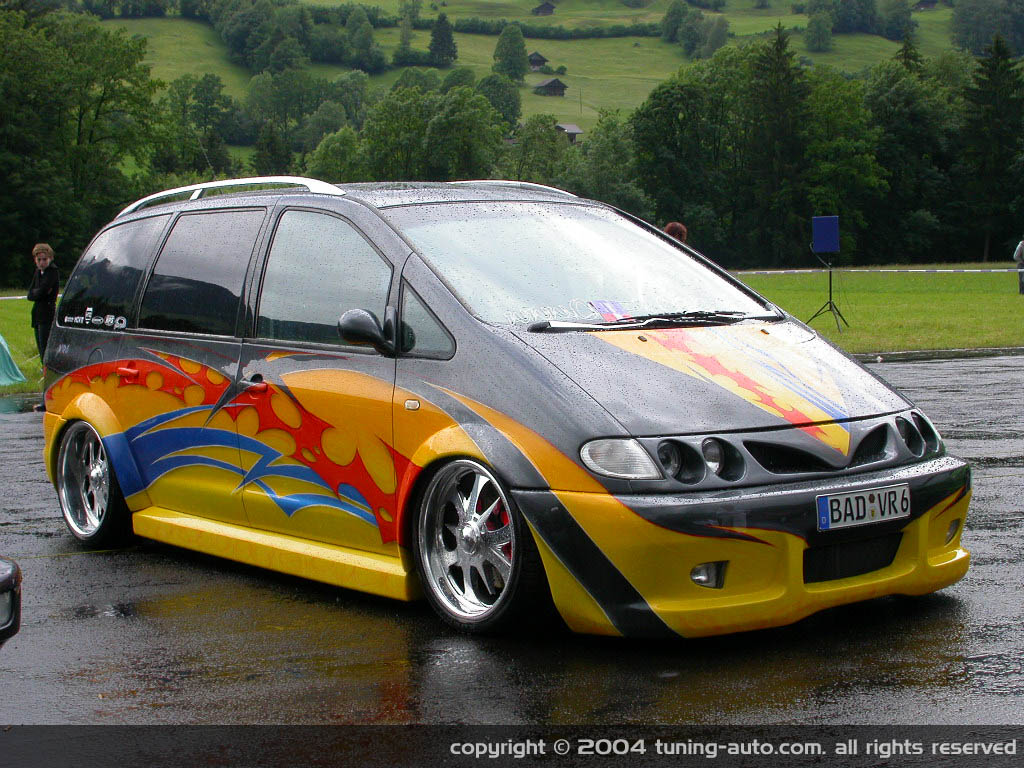 Fonds d'cran Voitures Tuning wv sharan vr6