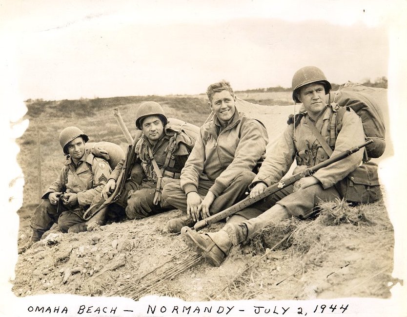 Fonds d'cran Hommes - Evnements Armes - Conflits Omaha Beach - Normandy - July 2, 1944 - Soldiers