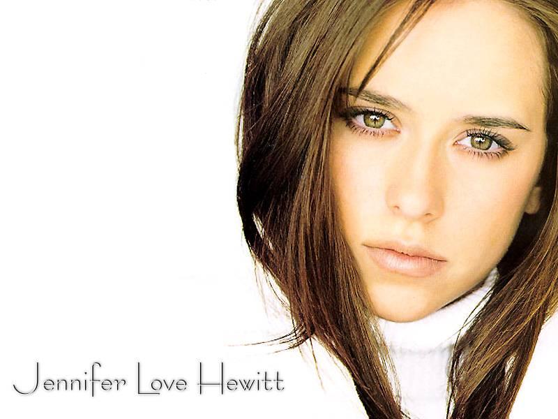 Fonds d'cran Clbrits Femme Jennifer Love Hewitt sur fond blanc