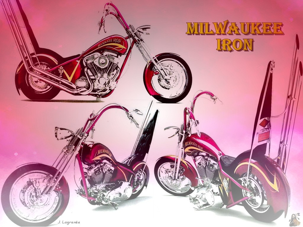 Wallpapers Motorbikes Harley Davidson Milwaukee Iron